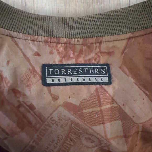 FORRESTER'S Vintage Golf V-Neck Pullover Windbreaker Jacket Performance Mens L - Picture 4 of 5